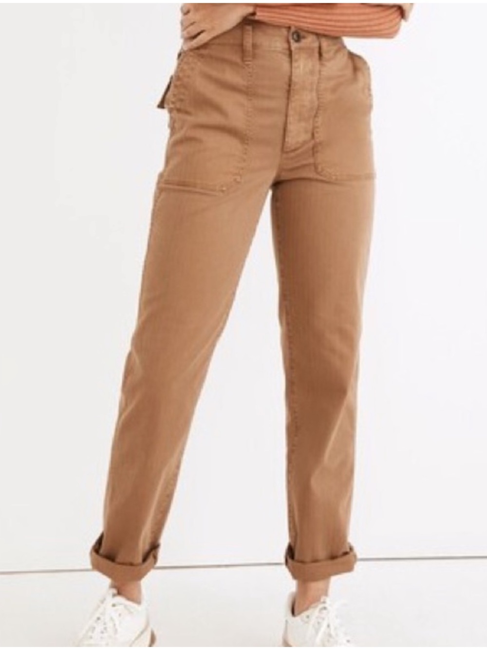Madewell Perfect Vintage Workwear Pants in Tan